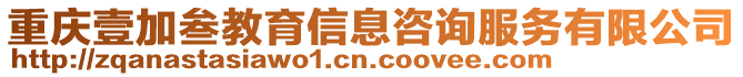 重慶壹加叁教育信息咨詢服務(wù)有限公司