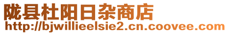 隴縣杜陽日雜商店