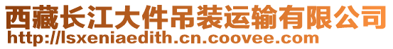 西藏長江大件吊裝運(yùn)輸有限公司