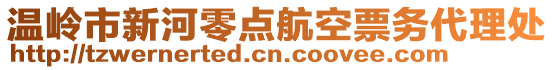 温岭市新河零点航空票务代理处