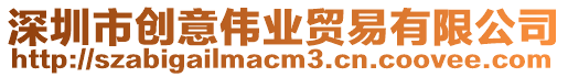 深圳市創(chuàng)意偉業(yè)貿(mào)易有限公司