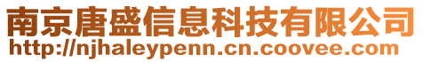 南京唐盛信息科技有限公司