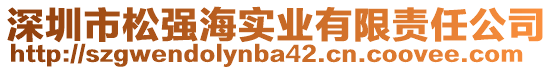 深圳市松強海實業(yè)有限責任公司