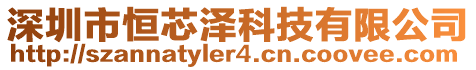 深圳市恒芯澤科技有限公司