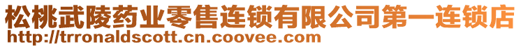 松桃武陵藥業(yè)零售連鎖有限公司第一連鎖店