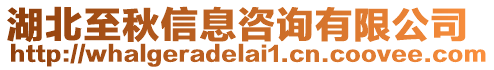 湖北至秋信息咨詢有限公司