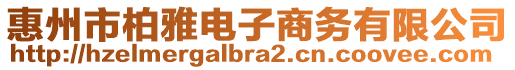 惠州市柏雅電子商務(wù)有限公司