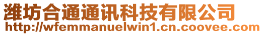 濰坊合通通訊科技有限公司