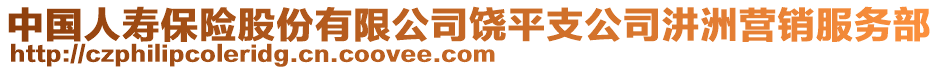 中國人壽保險股份有限公司饒平支公司汫洲營銷服務部