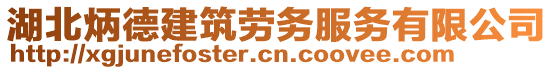 湖北炳德建筑勞務(wù)服務(wù)有限公司