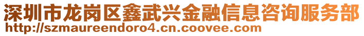 深圳市龍崗區(qū)鑫武興金融信息咨詢服務(wù)部