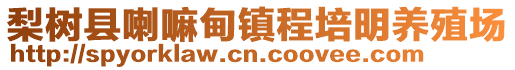 梨樹縣喇嘛甸鎮程培明養殖場