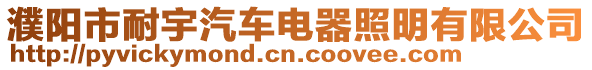 濮陽市耐宇汽車電器照明有限公司