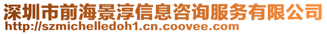 深圳市前海景淳信息咨詢服務(wù)有限公司