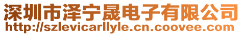 深圳市澤寧晟電子有限公司