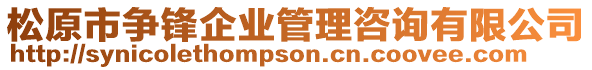 松原市爭(zhēng)鋒企業(yè)管理咨詢有限公司