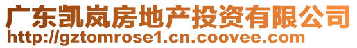 廣東凱嵐房地產投資有限公司