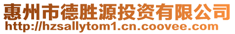 惠州市德勝源投資有限公司