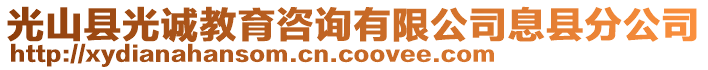 光山縣光誠教育咨詢有限公司息縣分公司