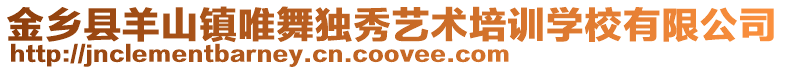 金鄉縣羊山鎮唯舞獨秀藝術培訓學校有限公司
