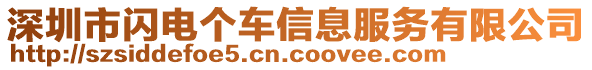 深圳市閃電個車信息服務有限公司