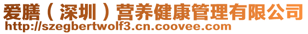 愛膳(深圳)營養健康管理有限公司