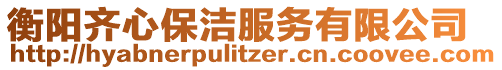 衡陽(yáng)齊心保潔服務(wù)有限公司