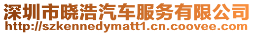 深圳市曉浩汽車服務(wù)有限公司