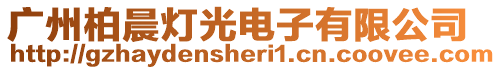 廣州柏晨燈光電子有限公司