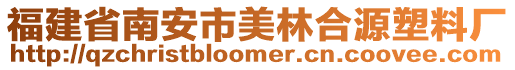 福建省南安市美林合源塑料廠