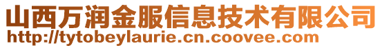 山西萬潤金服信息技術(shù)有限公司