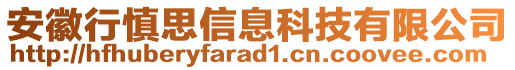 安徽行慎思信息科技有限公司