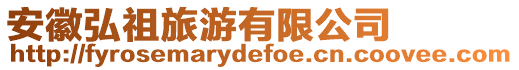 安徽弘祖旅游有限公司