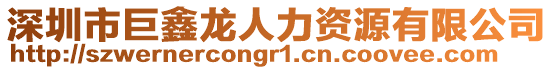 深圳市巨鑫龍人力資源有限公司