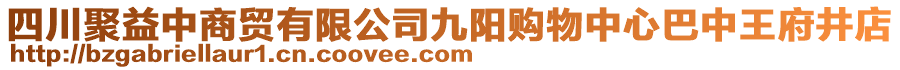 四川聚益中商貿(mào)有限公司九陽購物中心巴中王府井店