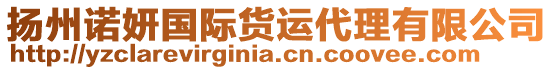 揚(yáng)州諾妍國(guó)際貨運(yùn)代理有限公司