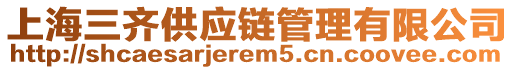 上海三齊供應(yīng)鏈管理有限公司