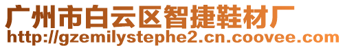 廣州市白云區智捷鞋材廠