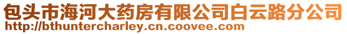 包頭市海河大藥房有限公司白云路分公司