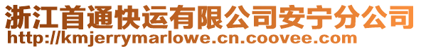 浙江首通快運有限公司安寧分公司