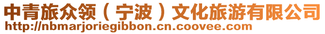 中青旅眾領（寧波）文化旅游有限公司