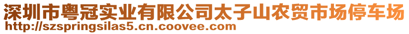 深圳市粵冠實(shí)業(yè)有限公司太子山農(nóng)貿(mào)市場(chǎng)停車場(chǎng)