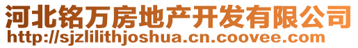 河北銘萬(wàn)房地產(chǎn)開發(fā)有限公司