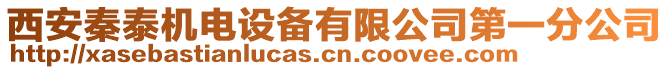 西安秦泰機電設備有限公司第一分公司