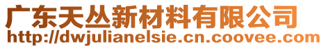 廣東天叢新材料有限公司
