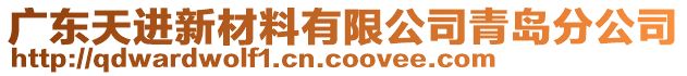 廣東天進新材料有限公司青島分公司