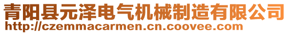 青陽縣元澤電氣機械制造有限公司