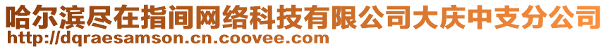 哈爾濱盡在指間網(wǎng)絡(luò)科技有限公司大慶中支分公司