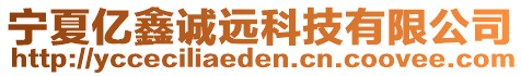 寧夏億鑫誠遠(yuǎn)科技有限公司