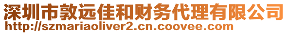 深圳市敦遠佳和財務代理有限公司